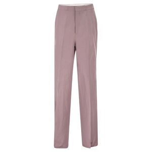 Tagliatore Women Tailored Linen Trousers